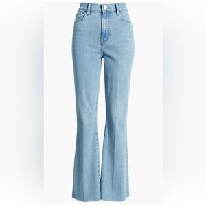 FRAME Le Easy Flare Raw Hem Jeans size 28